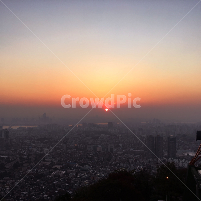 미세먼지,일몰,해,풍경,감성,서울,도시,풍경,city,landscape,한국도시풍경,한국도시경관,korea cityscape,nature,자연,outdoors,옥외
