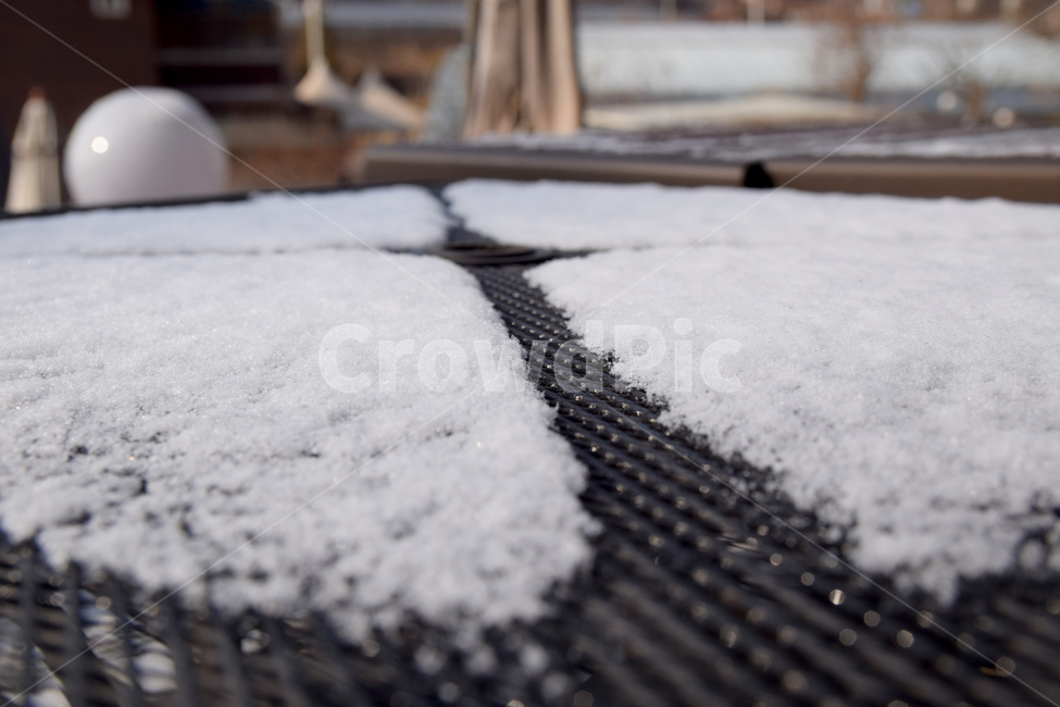 자연,눈,철재,절재테이블,테이블,snow,table,nature,겨울,계절,winter,season