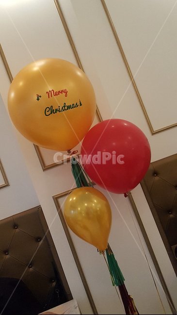 christmas,빛나는,풍선,yellow,red,3