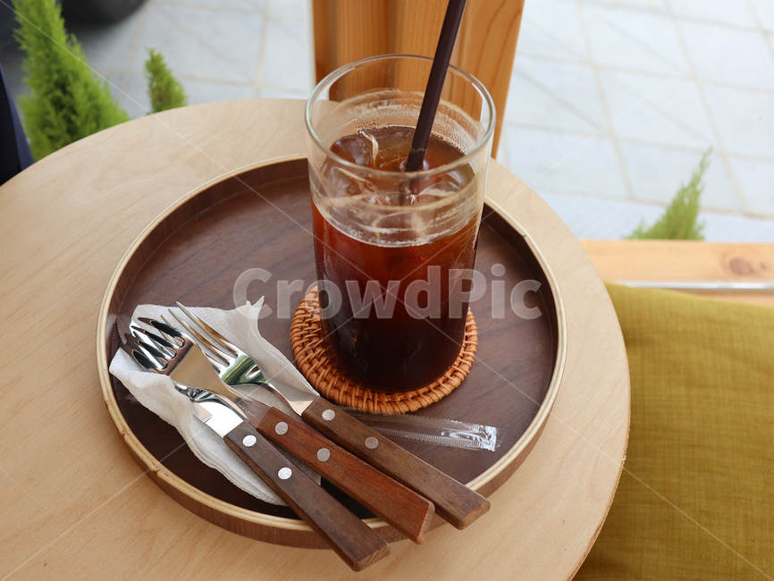 커피,컵,아메리카노,샌드위치,에그샌드위치,크로와상,카페,음료,브런치,얼음,음식,커피,카페,coffee,cafe