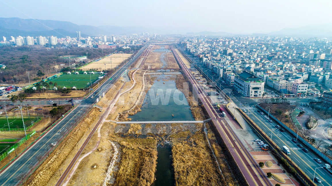 경주,북천,강변,공원,도시정리