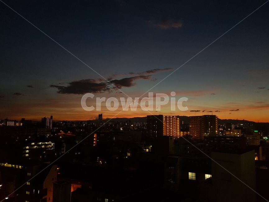 nature,자연,redsky,붉은하늘,하늘,sky,저녁,도시,해질녘,야경