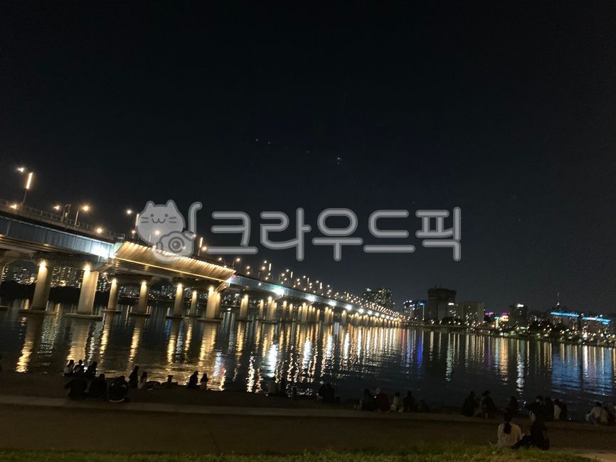 night view,Banpo,Banpo Hangang Park,Banpo Park,Han River View,Banpo Han River,Banpodong,Han River