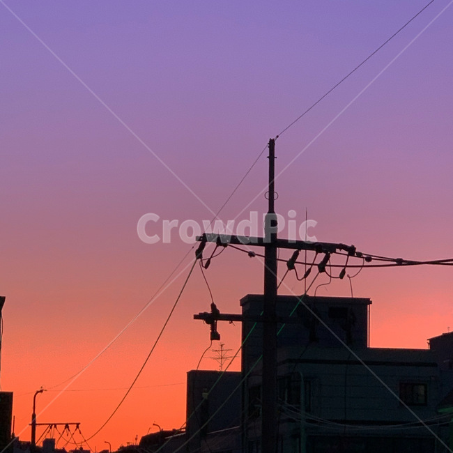 하늘,해질녘,노을,가을,보라색,주황색,감성사진,가을하늘,실루엣,그림자,silhouette,shadow