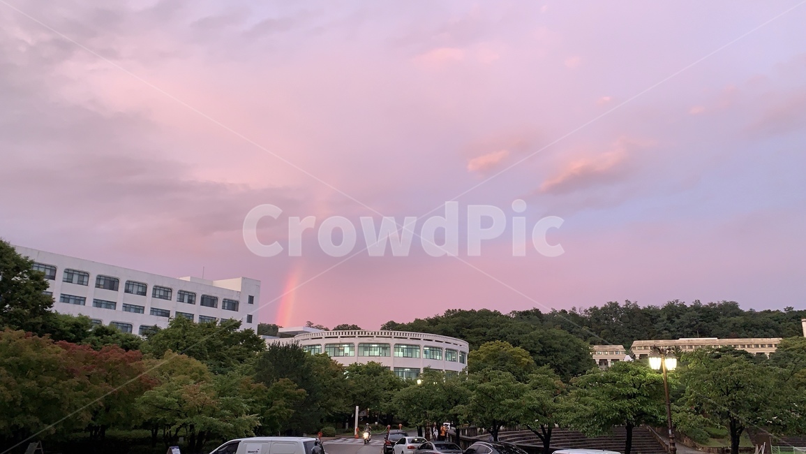 nature,자연,outdoors,옥외,구름,하늘,무지개