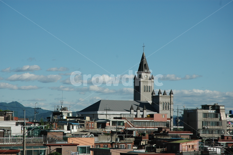 해방촌,서울,교회,hbc,예배당,도시,풍경,city,landscape,tower,탑,architecture,건축물,building,건물,spire,첨탑,steeple,뾰족한 탑