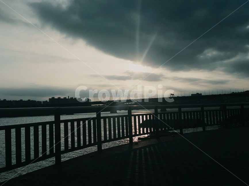 햇빛,풍경,구름,강,sun,일몰,korea,한강