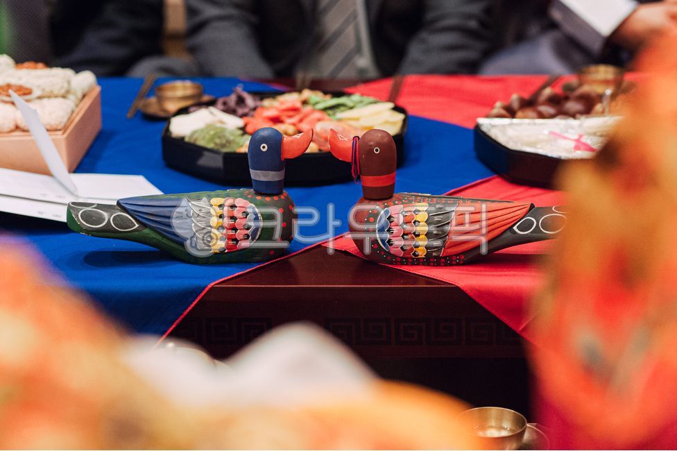 폐백, 잉꼬, 결혼, 웨딩, 전통적, 사진,이미지,일러스트,캘리그라피 - Jerom작가 크라우드픽 - 저작권 걱정 없는 상업용 이미지