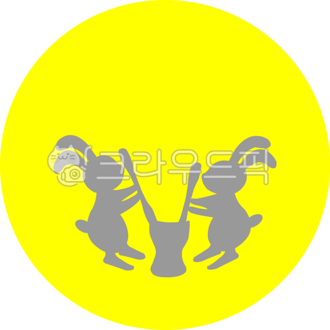 추석,보름달,토끼,방앗간,일러스트,일러,illust,png