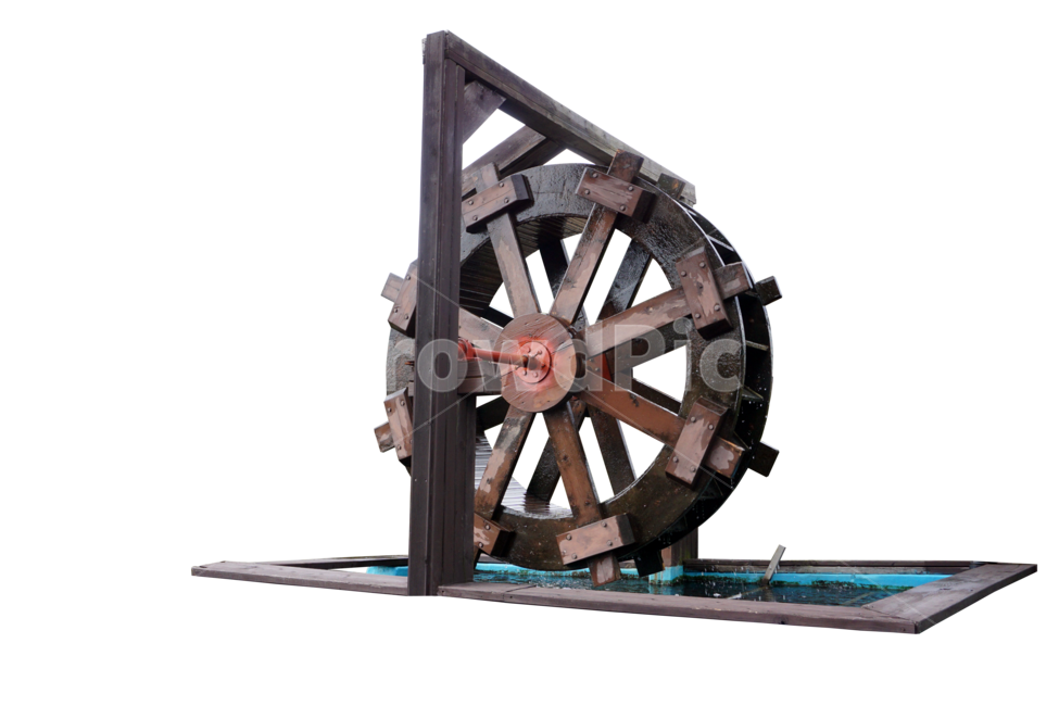 wheel,바퀴,물래방아,방아,물,수레바퀴,조경,인테리어,장식,누끼,remove background