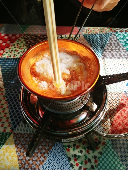 추억,달고나,달달한,사탕,만들기