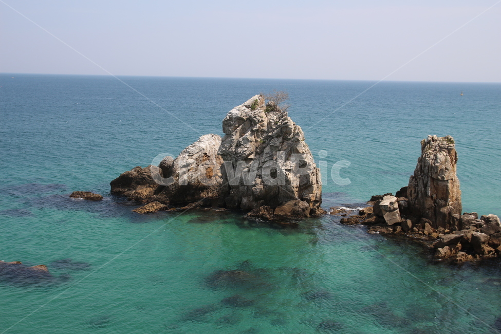 바위,하늘,바다,추상,돌,동해,강릉,촛대바위,해변,추암,나무,자연,풍경,nature,landscape,한국자연풍경,한국자연경관,korea nature landscape,land,땅,outdoors,옥외,ocean,대양,sea,water,물,promontory,곶,shoreline,해안선