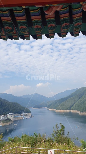 nature,자연,outdoors,옥외,water,고즈넉함,풍경,고요함,하늘,구름,한국전통,한국문화,korean traditional,korean culture