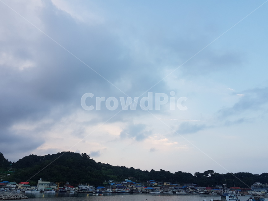포항,바다,구름,하늘,시골풍경,낚시,방파제,뭉게구름,햇빛