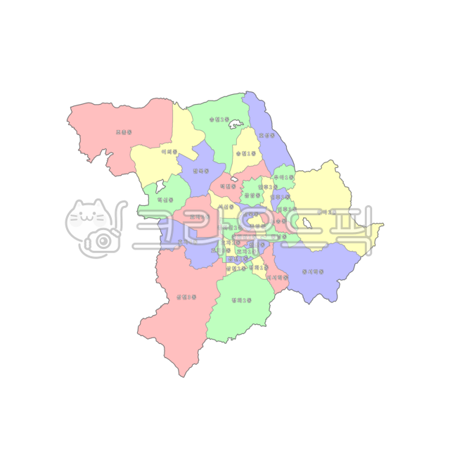 Jeolla-do,Jeollabuk-do,Jeollabuk-do,Jeollabuk-do Special Self-Governing Province,Jeonju-si,Republic of Korea,our country,Korea,administrative districts,map,administrative district map,4-color map,blue,yellow,red,green,map