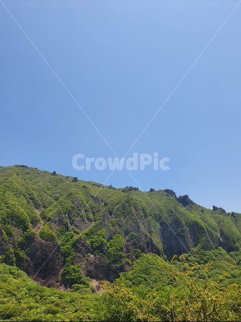 제주,한라산,절벽,산,등산,자연,바위,하늘