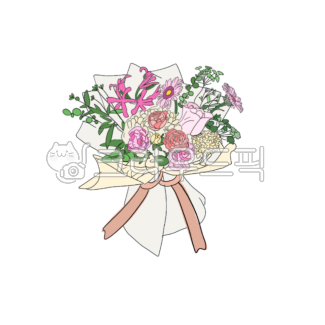 꽃,선물,꽃다발,플라워,일러스트,꽃일러스트,꽃그림