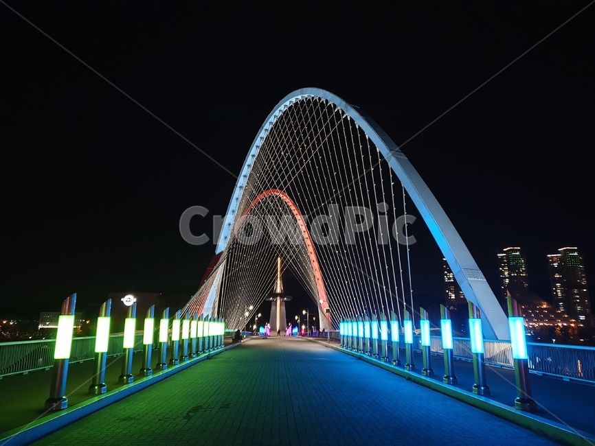 bridge,다리,building,건물,불빛,light,대전,갑천,엑스포다리,대전엑스포,expo,대전엑스포다리