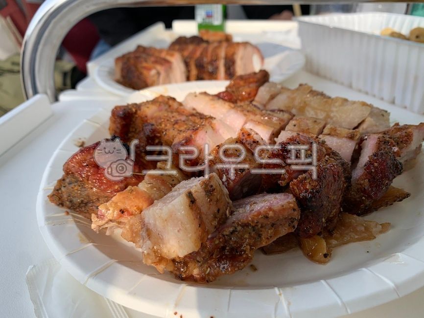 돼지고기,삼겹살,바베큐,야외,파티,식사,고기,bbq,party