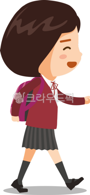 smiling,education,student,happy,go,bag,classmate,girl,cute,uniform,Drop off from school,school,children,happiness,going to school,friend,vector,illustration,female student,walk,group