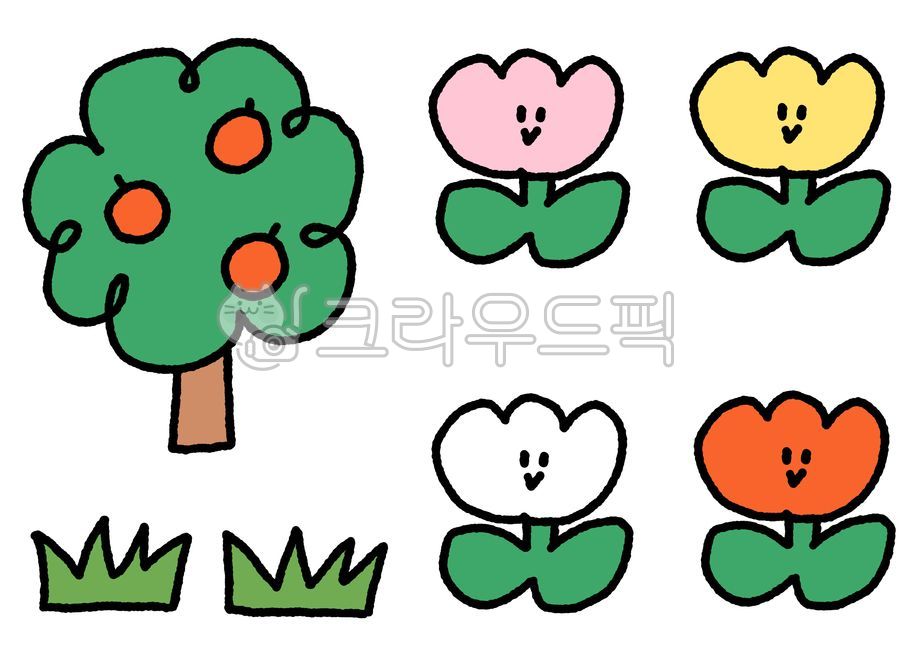 psd,Flower,nature,tree,flower,character,flower illustration,grass,plant,design,tree illustration,weed,illustration,graphic,flower character