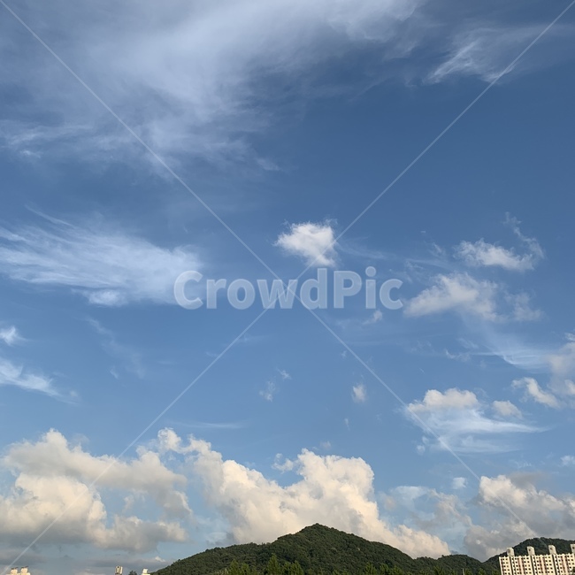 옥외,nature,하늘,구름,푸른