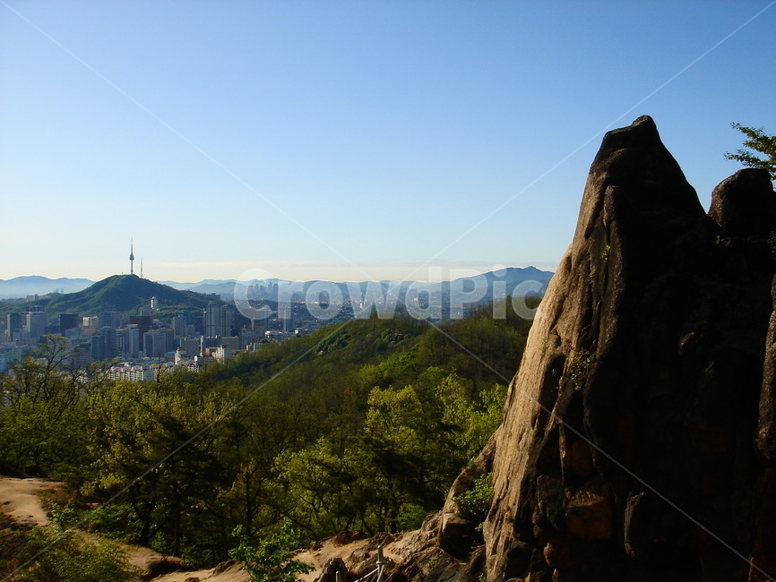 도시,전경,남산,도심,하늘,등산,산