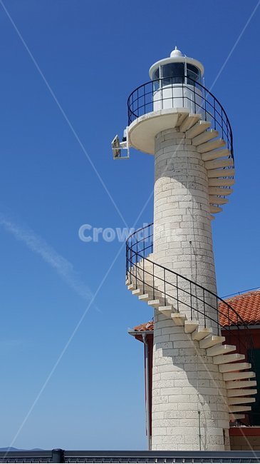 등대,하늘,바다,배,관광지,유럽,lightouse,sky,sea,ocean,ship,tour,europe,등대,lighthouse,banister,난간,handrail