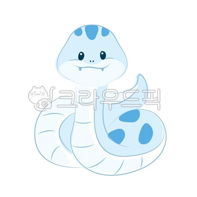 뱀, 푸른, 파란, 푸른뱀, 파란뱀, 사진,이미지,일러스트,캘리그라피 - mingooos작가