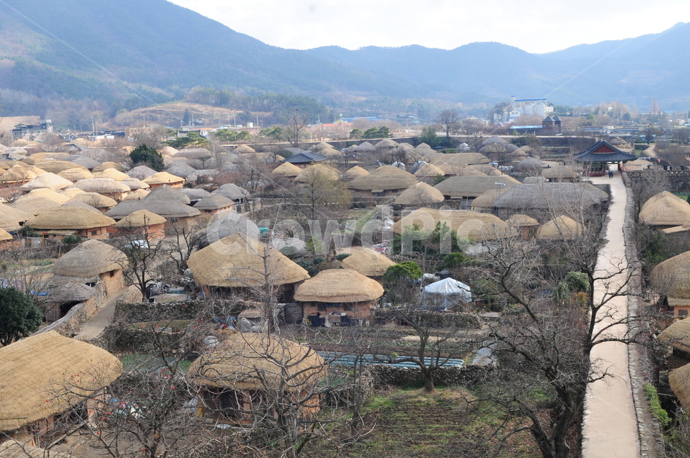 순천,낙안읍성,초가집,풍경,성벽
