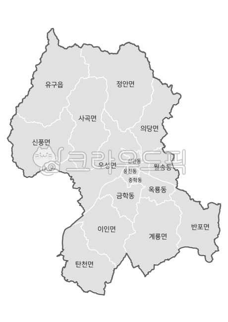 princess city,korea,Korea administrative map,local map,Chungcheongnamdo administrative map,Gongju City Map,Gongju City Administrative Map,administrative guidance