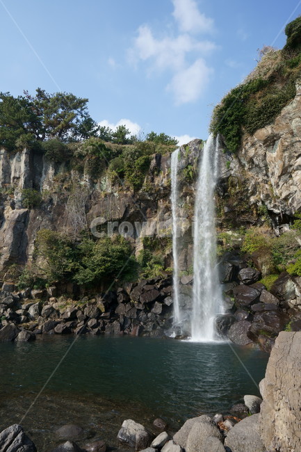 폭포,정방폭포,제주도,자연,바다,koreanature,jeju,island,coast