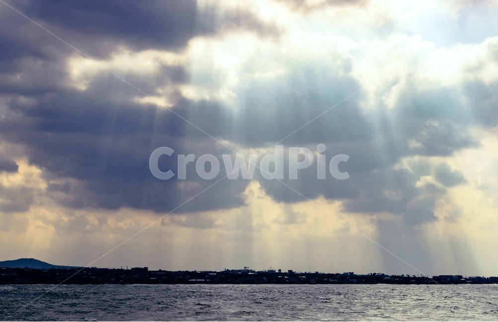 구름,햇빛,바다,하늘,찬란함,sky,cloud,자연,풍경,nature,landscape,weather,날씨,outdoors,옥외,cumulus,적운