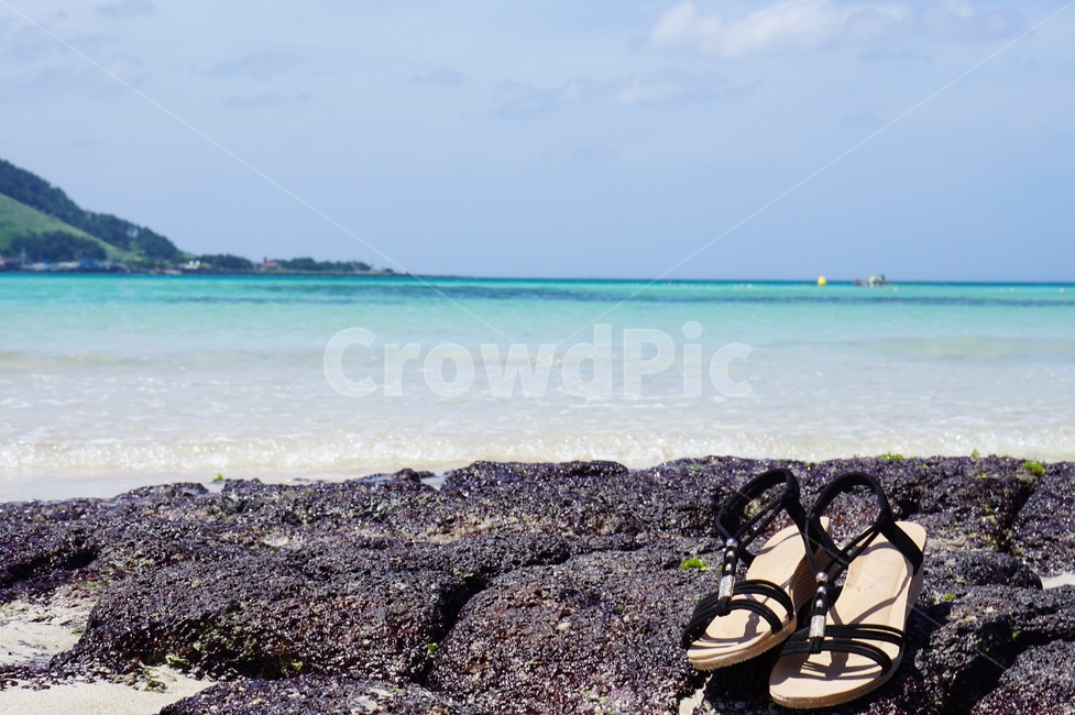 샌들,협재해변,beach,바닷가,제주도바다,해변,바다,beach,sea