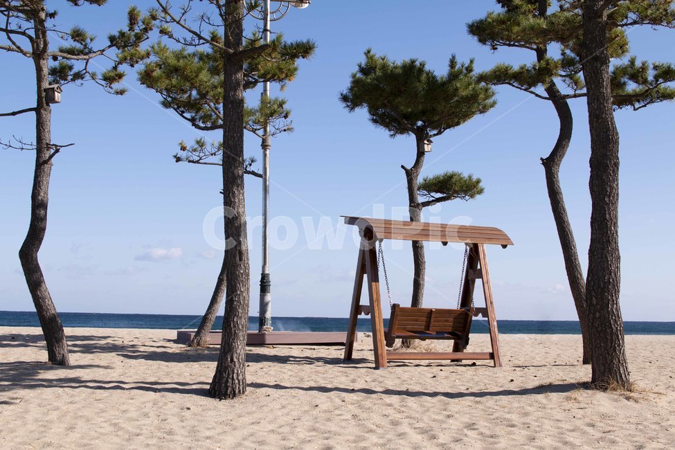 밴치,의자,tree,나무,바다,ocean,해수욕장,해변,바다,beach,sea
