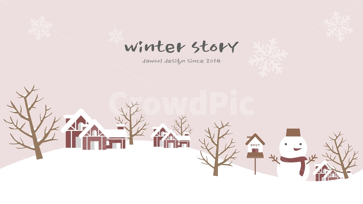 눈사람,눈결정,집,나무,겨울,플랫디자인,일러스트,겨울,계절,winter,season,그래픽,일러스트레이션,graphic,illustration