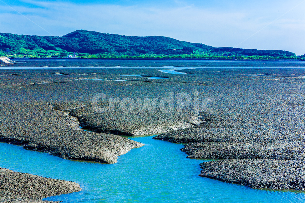 영종도,모래톱,썰물,갯벌,환경,하늘,구름,무늬,문양,자연,풍경,nature,landscape,한국자연풍경,한국자연경관,korea nature landscape,land,땅,outdoors,옥외,promontory,곶