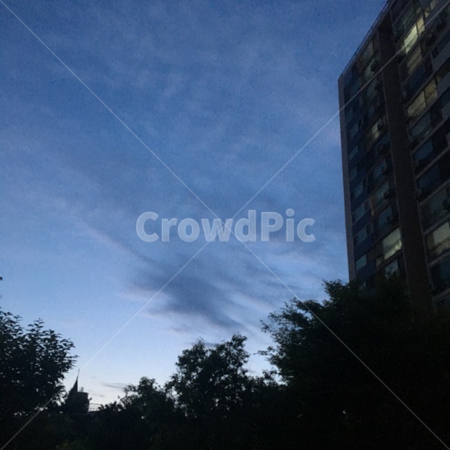 하늘,풍경,자연,구름,아파트,building,sky