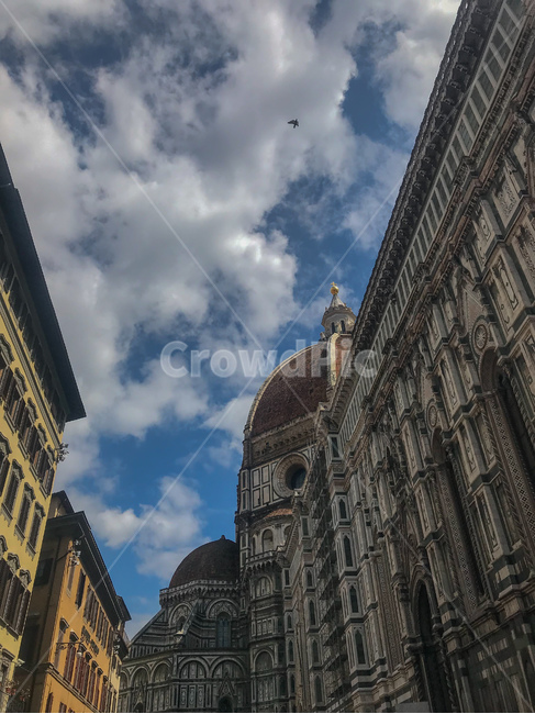 sky,Florence,Cathedral,Middle Ages,Overseas,wonderful,florence,building,foreign country,religion,Florence Cathedral,cloud,Florence Duomo,italia,Duomo,duomo,Italy,firenze,italy