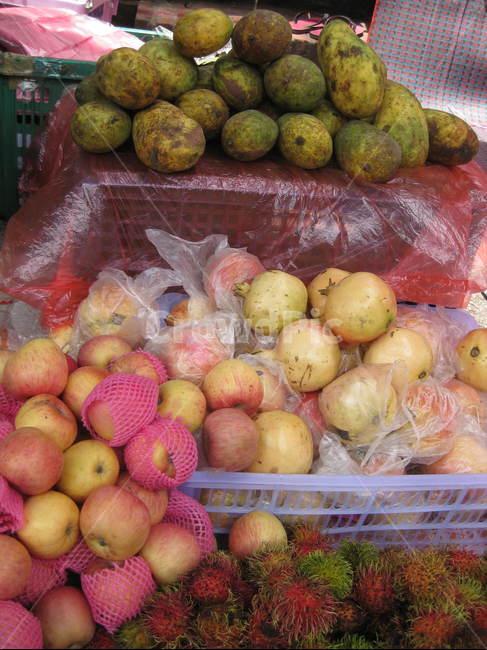 동남아,fruit,과일,food,마켓,market,시장,음식,람부탄,사과