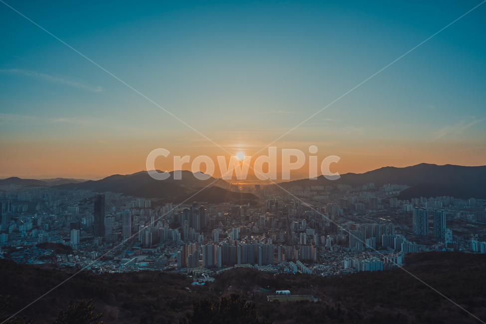 outdoors,옥외,landscape,경치,nature,자연,scenery,풍경,aerialview,도시,부산,부산전경,해질녘,노을,city,town,busan,sunset,하늘,바다,sky,sea,ocean,busancity,전경