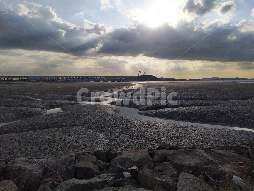 바다,서해,갯벌,foreshore,mudflat