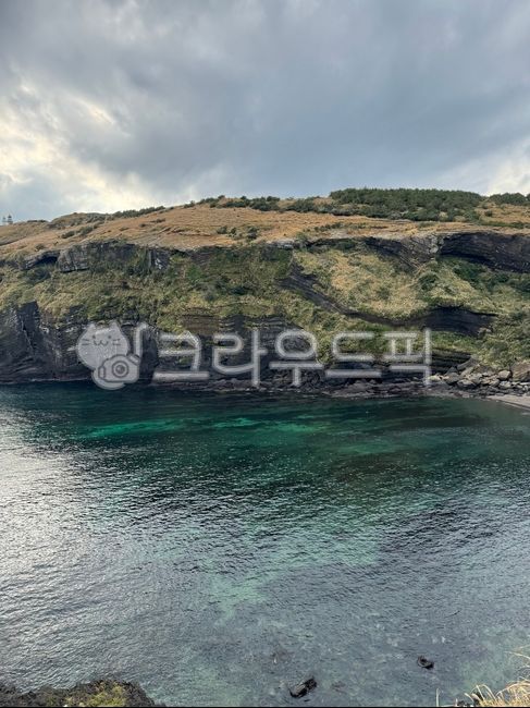 Jeju Island,scenery,emerald color,sea,spectacular view