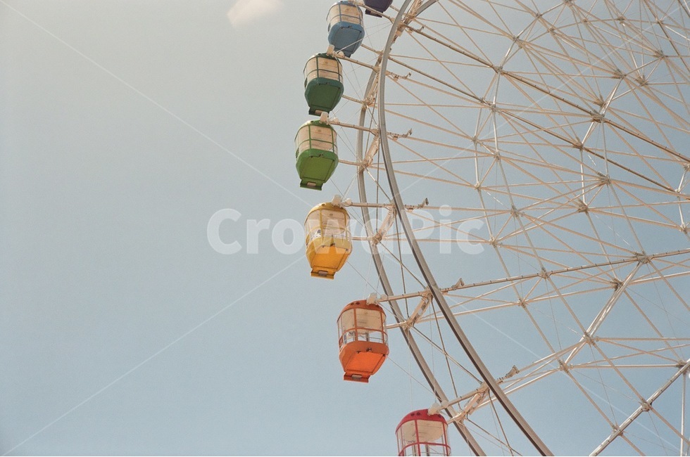 Amusement park,rainbow,ferris wheel,Ferris wheel,Childrens Grand Park