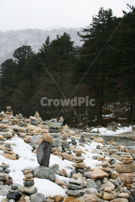돌,겨울,돌탑,나무,자갈,파편,겨울,계절,winter,season
