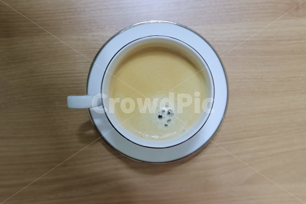 커피,아메리카노,블랙,크리미,크림,거품,찻잔,부드러운,커피컵,컵