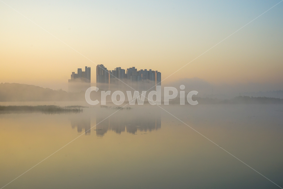 호수,저수지,새벽,안개,풍경,자연,반영,투영,도시,풍경,city,landscape,한국도시풍경,한국도시경관,korea cityscape,nature,outdoors,옥외,weather,날씨