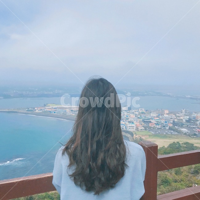 여성,바다,하늘,푸른,휴가,여행,사람,인물,인간,human,person,여성,여자,woman,female,lady