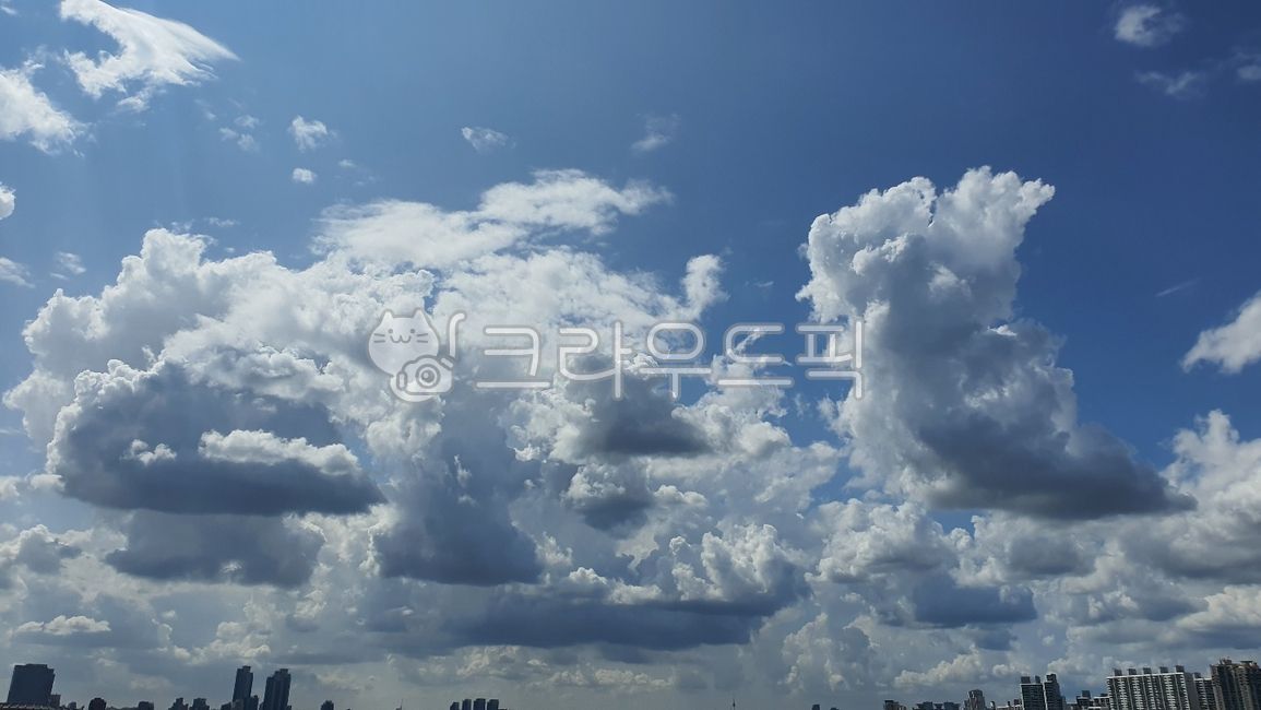 한강,서울하늘,하늘,구름,여름하늘