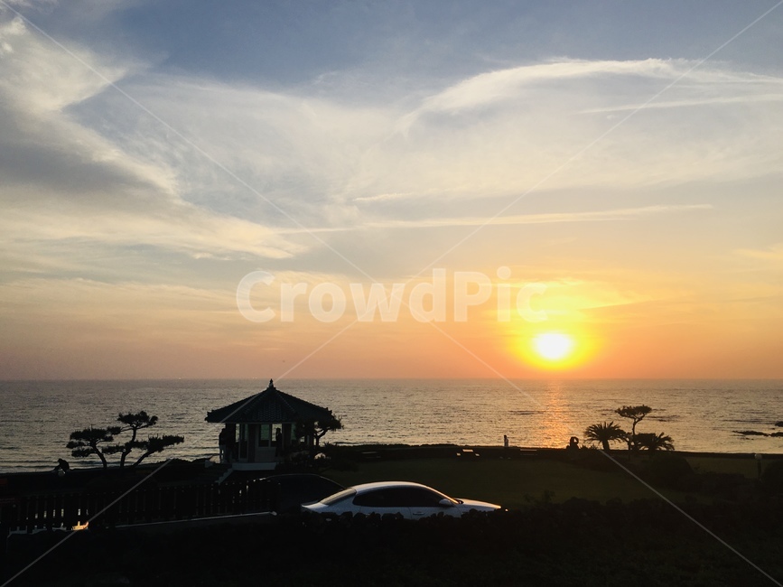 제주도,한담해안산책로,노을,구름,sunset,cloud